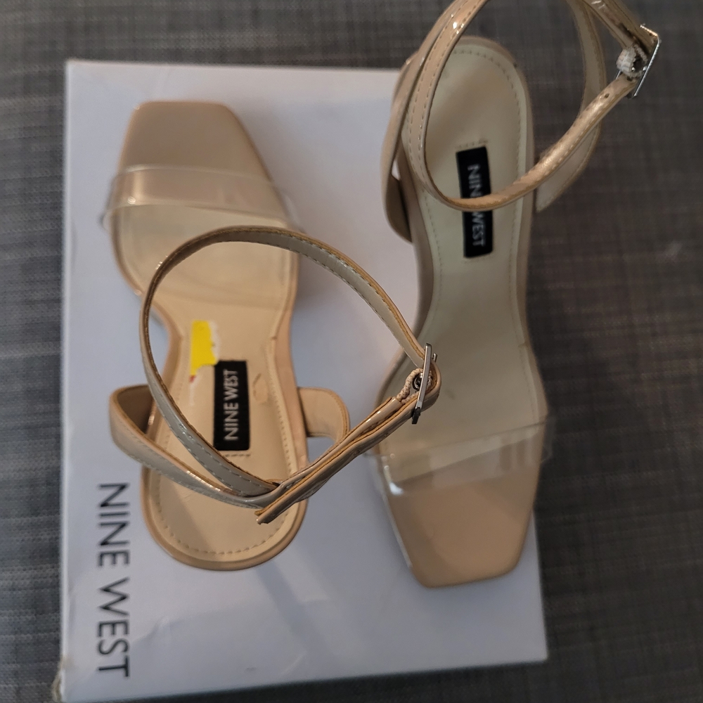 Nine West Nude Strappy Sandals